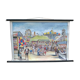 Ancient pedagogical poster "the carnival"