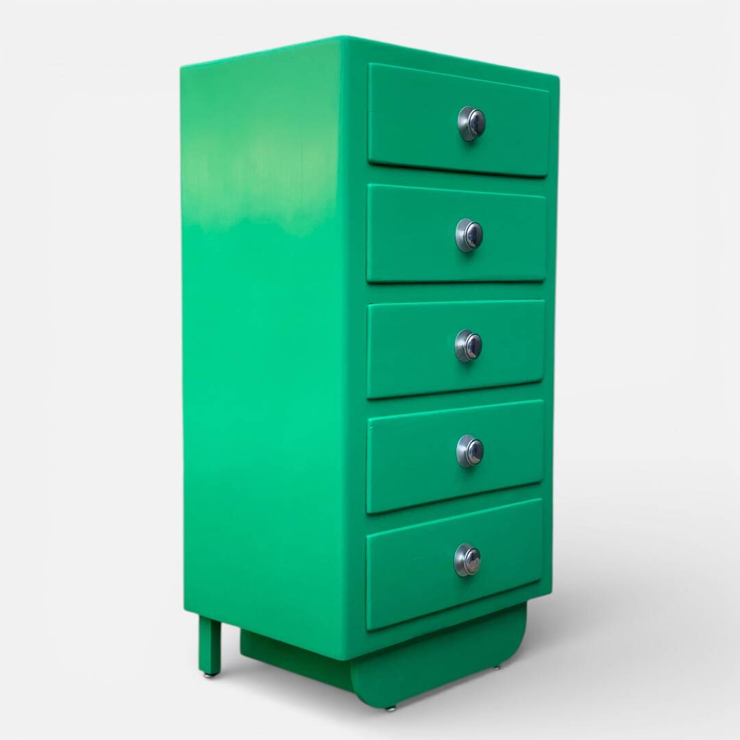 Chiffonnier art déco vert