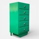 Chiffonnier art déco vert