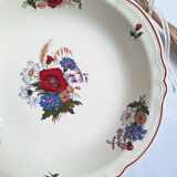 Sarreguemines round deep dish, Agreste model