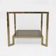 Guy Lefevre Square Brass Coffee Table for Maison Jansen, France 1970s