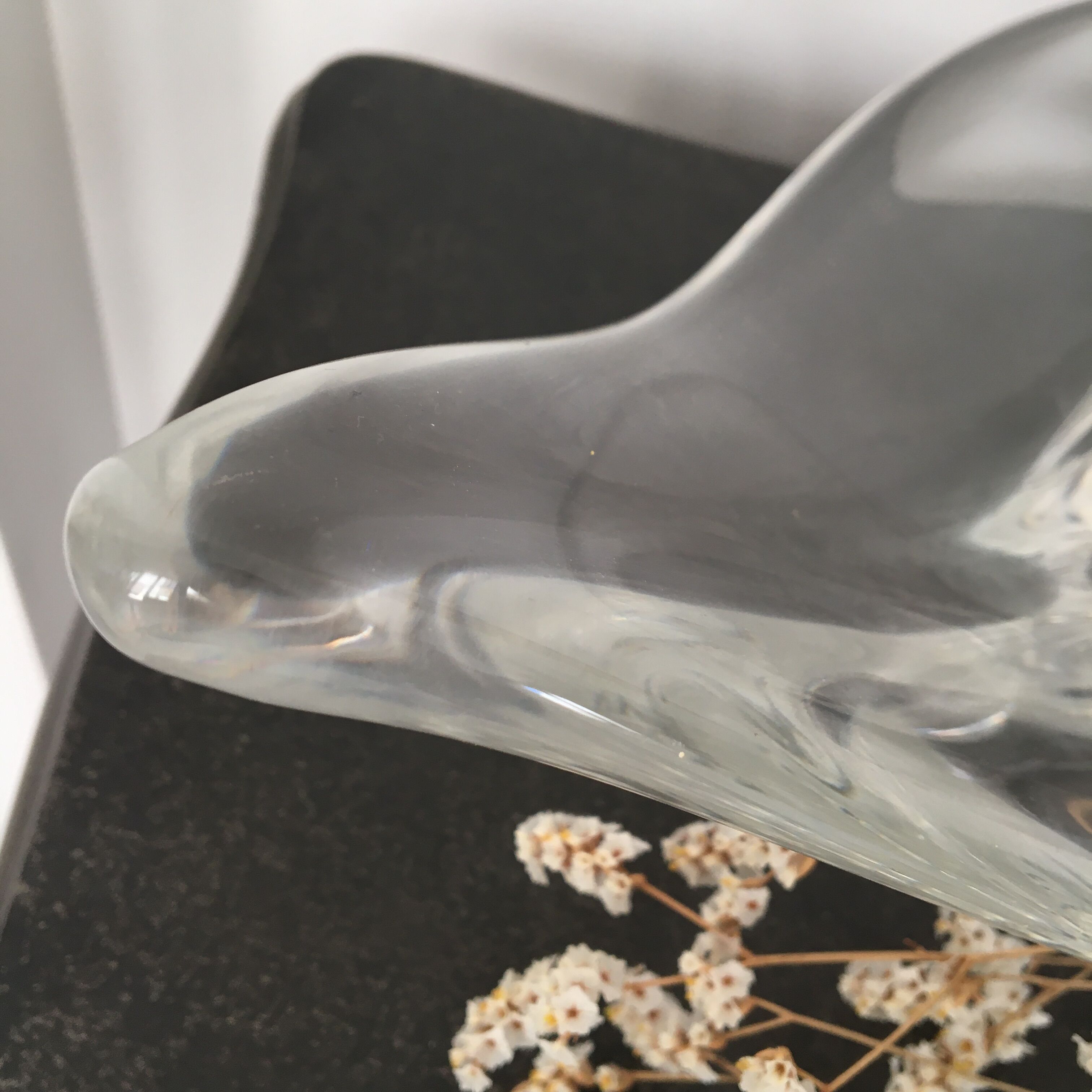 Coupe xl cristal étiré estampillé sèvres