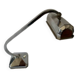 Art deco desk lamp in chrome metal, 1920