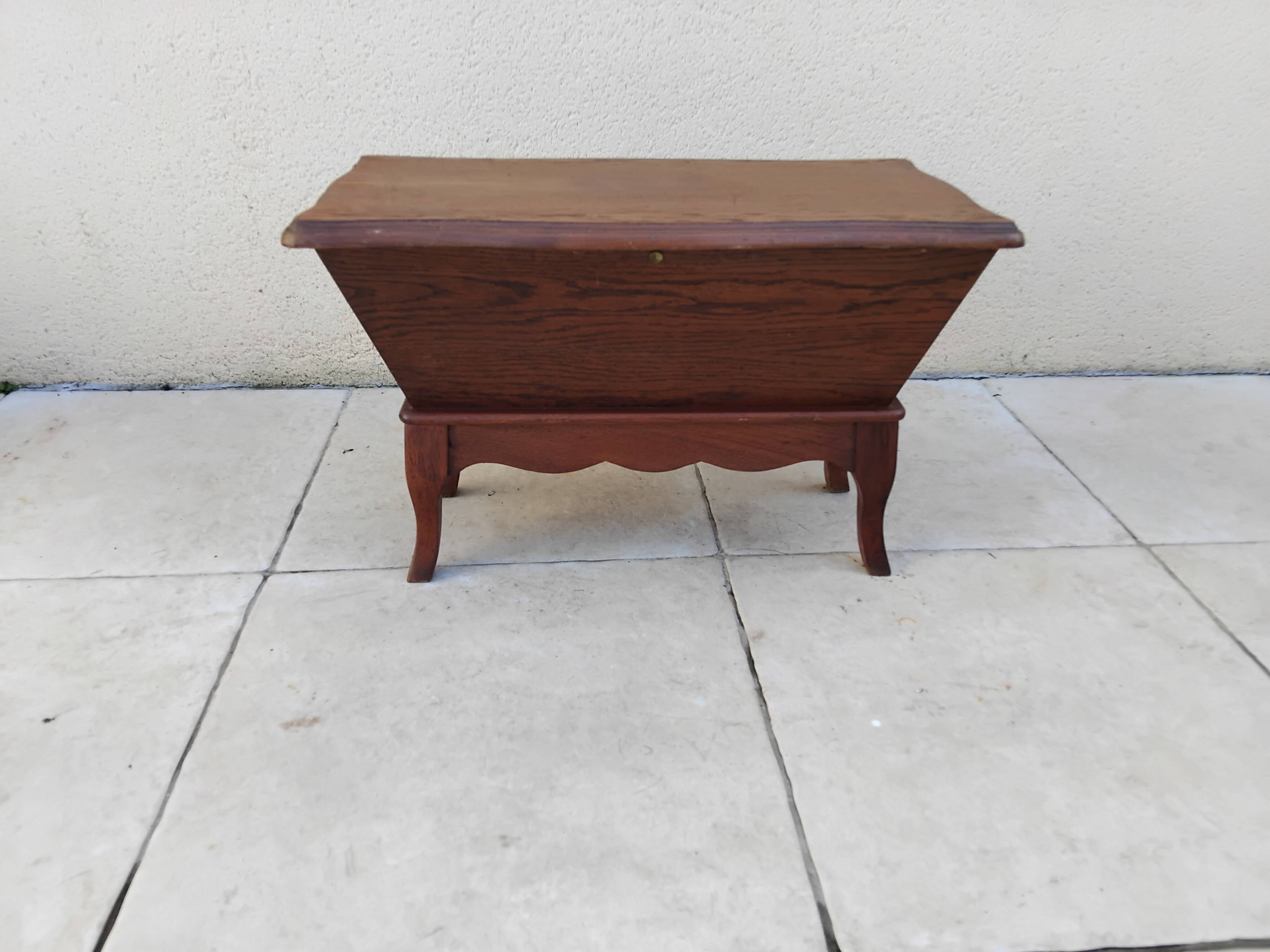 Worker's chest vintage music box knitting toy