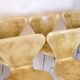 Set of eight Seven chairs - Model 3107 - natural leather - Arne Jacobsen - Fritz Hansen