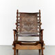 Angel I. Pazmino rocking-chair for Muebles de Estilo