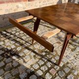 Vintage wooden table with extension