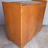 Low sideboard 2 doors vintage period 1950s