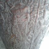 Old metal pitcher vase