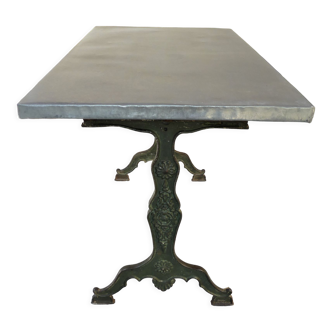 Table bistrot foot cast iron 19th