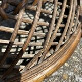 Emmanuelle armchair in rattan