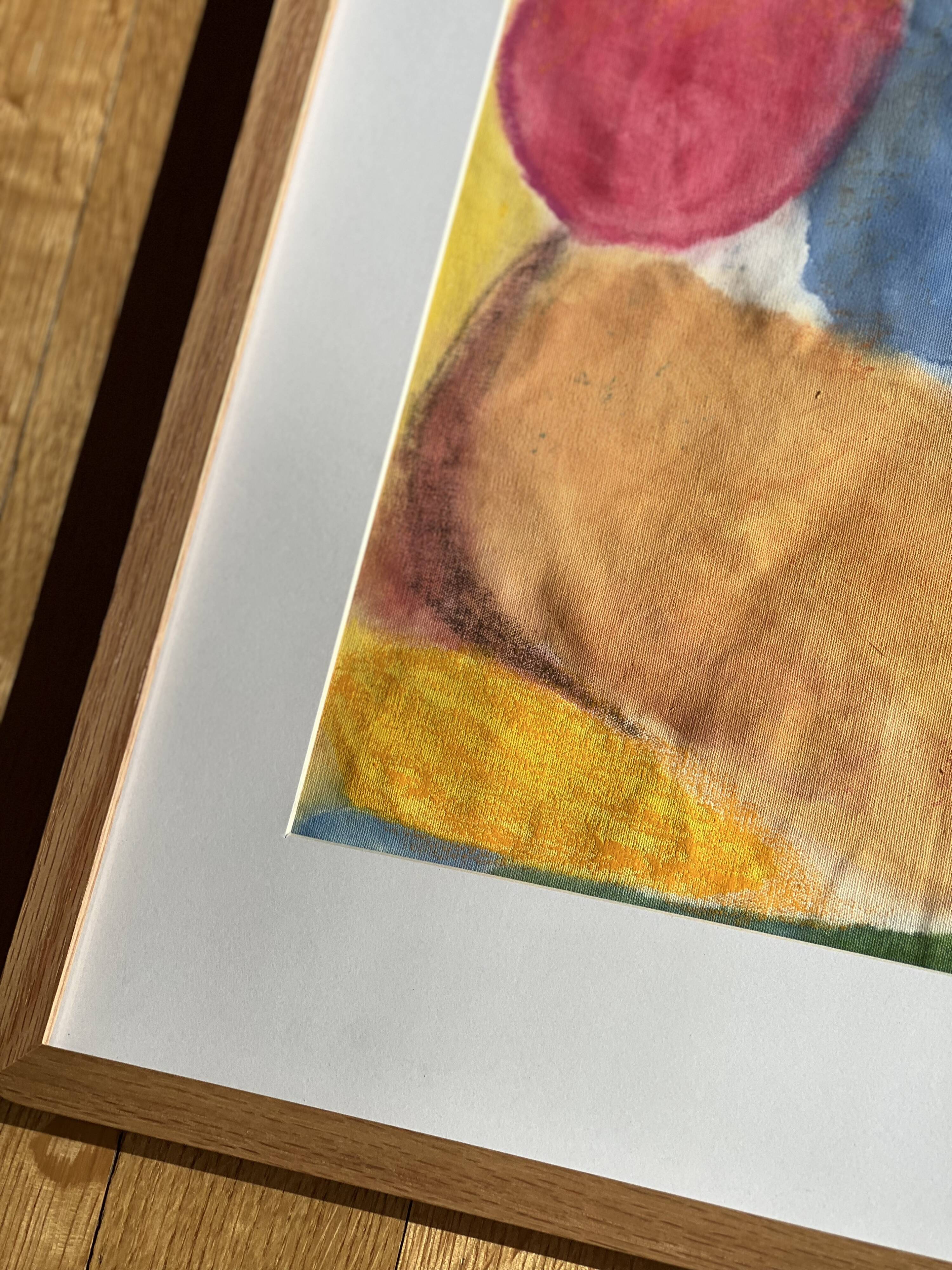 Original painting framed
