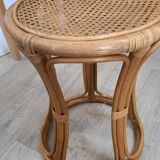 Rattan and Indonesian caning stool