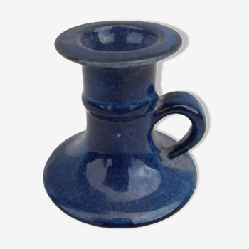 Blue candle holder