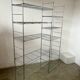 Old modular metal shelf vintage bookcase 10 design shelves from the 80s