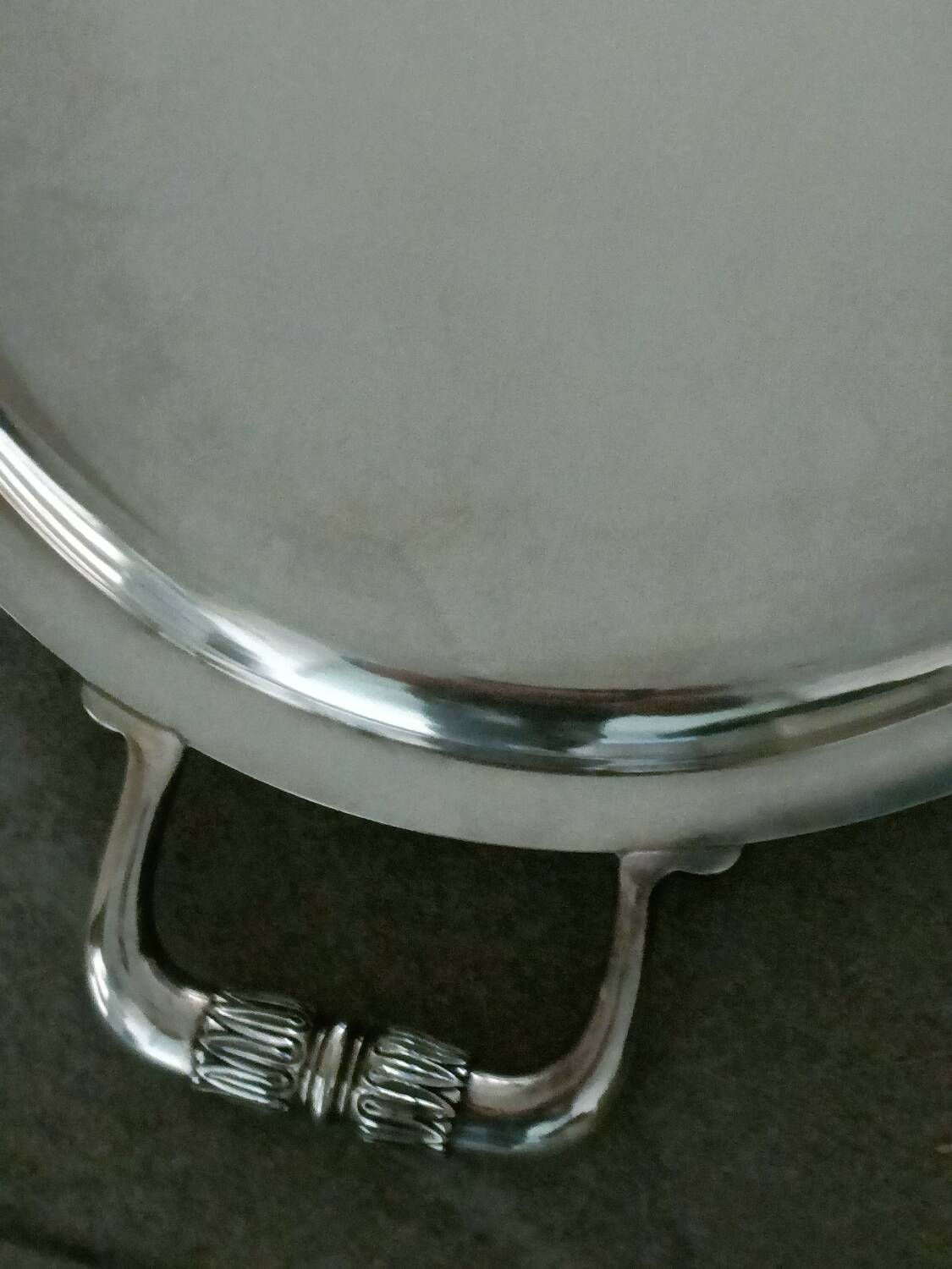 Large Christofle Malmaison tray