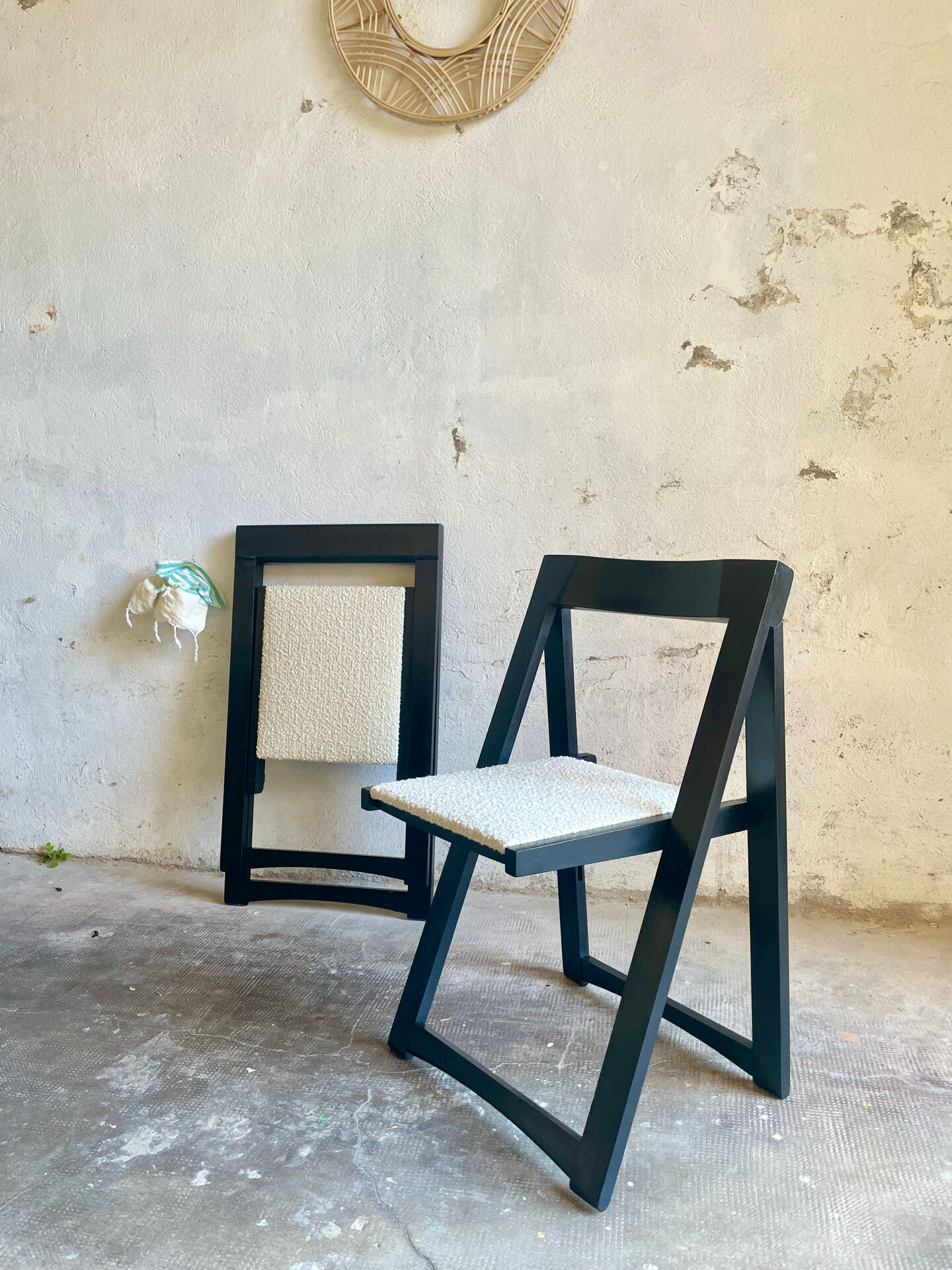 Vintage Trieste folding chairs by Aldo Jacober – 1970s