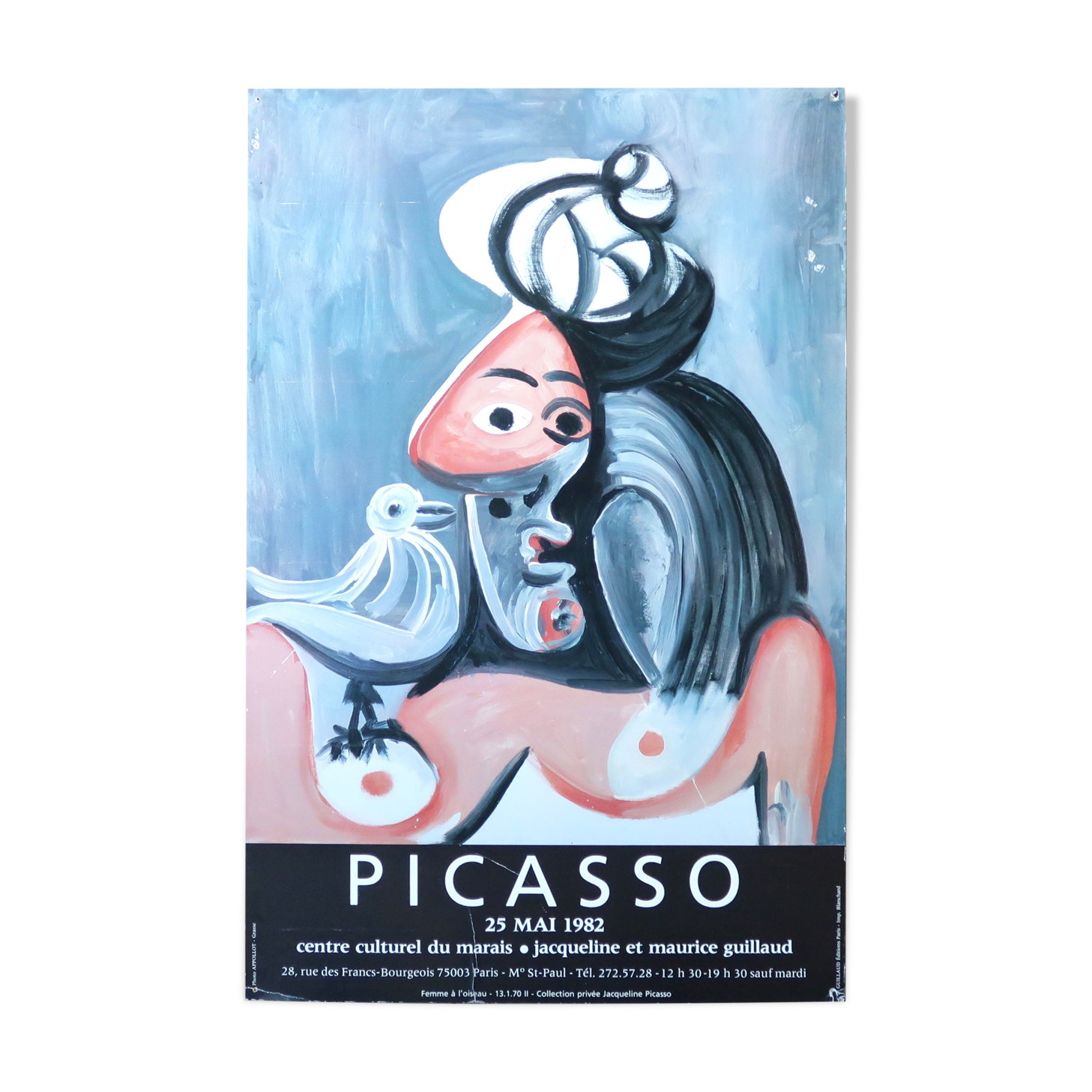 Hardcover poster: Picasso, Centre culturel du Marais, 80s