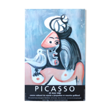 Affiche cartonnée, Picasso, Centre culturel du Marais, années 80