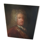 Portrait aristocrate époque fin louis XIV début louis XV