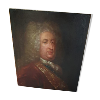Portrait aristocrat era late louis XIV early louis XV