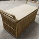 Coffre banc bambou 1960