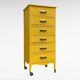 Chiffonnier vintage jaune poudré 1950