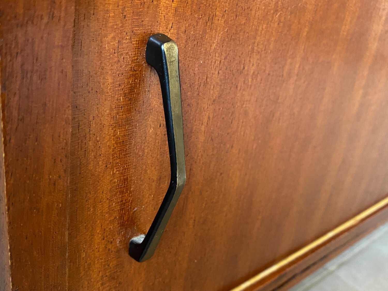 Vintage wooden sideboard from the 50s (shallow)