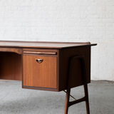 Writing desk by Louis Van Teeffelen for Wébé, Dutch design, 1950s
