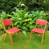 Paire de chaises Boomerang Mid-Century