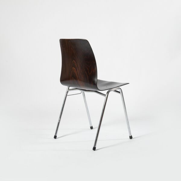 Lot de 4 chaises Galvanitas S26, années 1960