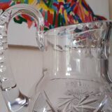 Carafe ou pichet en cristal taillé main