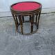 Rattan pouf
