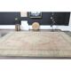 1970s Vintage Persian Handmade Wool Pink Area Rug 294x376
