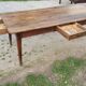 Farmhouse table NINETEENTH CENTURY OAK 200cm feet spindles 3 drawers belt