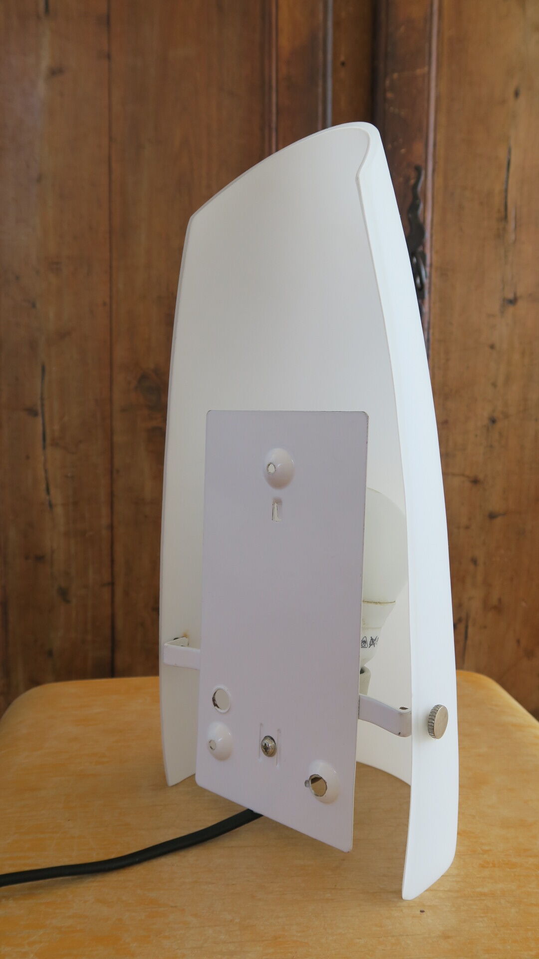 Opal glass wall lamp, styly from "fabas luce"