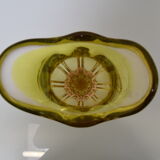 Vintage metallurgical glass vase designed by Josef Hospodka for Chribska, 1960s