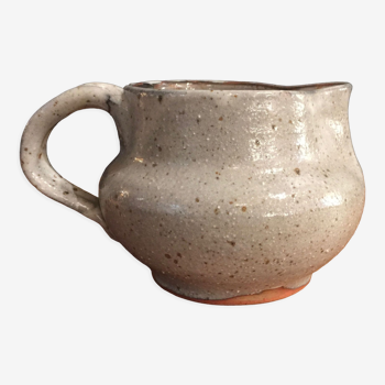 Pyrite stoneware pitcher circa 1960