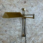 60s 70s wall lamp articulated brass Relco Made in Italy Design