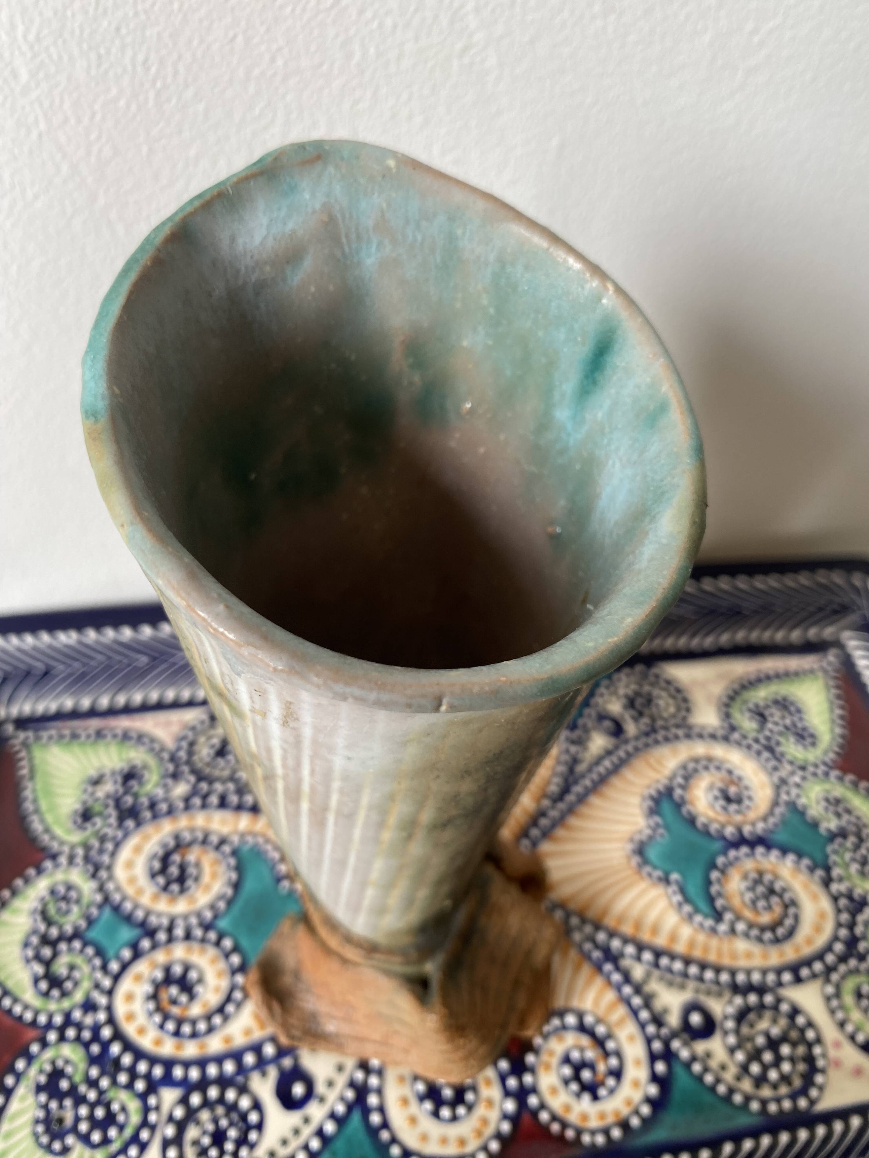 Wabi-sabi vase from the 1970s