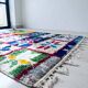 Authentic Berber rug in natural multicoloured wool - Grigou 130 x 255 cm