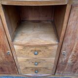 Louise Art Deco Buffet in Walnut Wood, 1950, 140cm