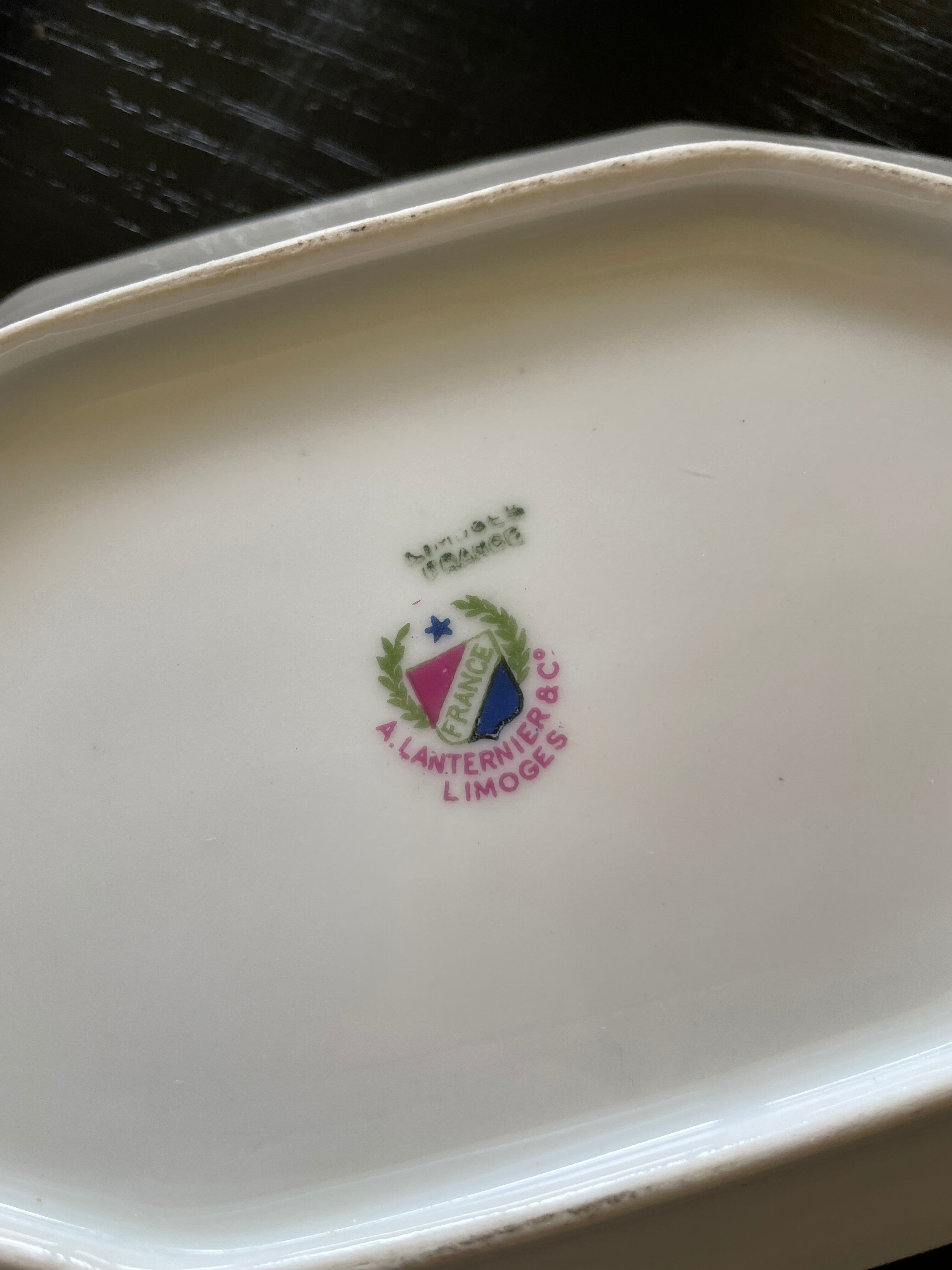 Set XXL crockery Limoges A.Lanternier