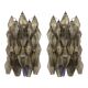 Set of Two “Poliedri” Murano Glass Wall Sconce in Venini Style