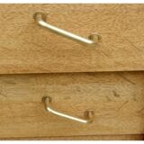 Vintage dresser 1950 solid wood compass feet