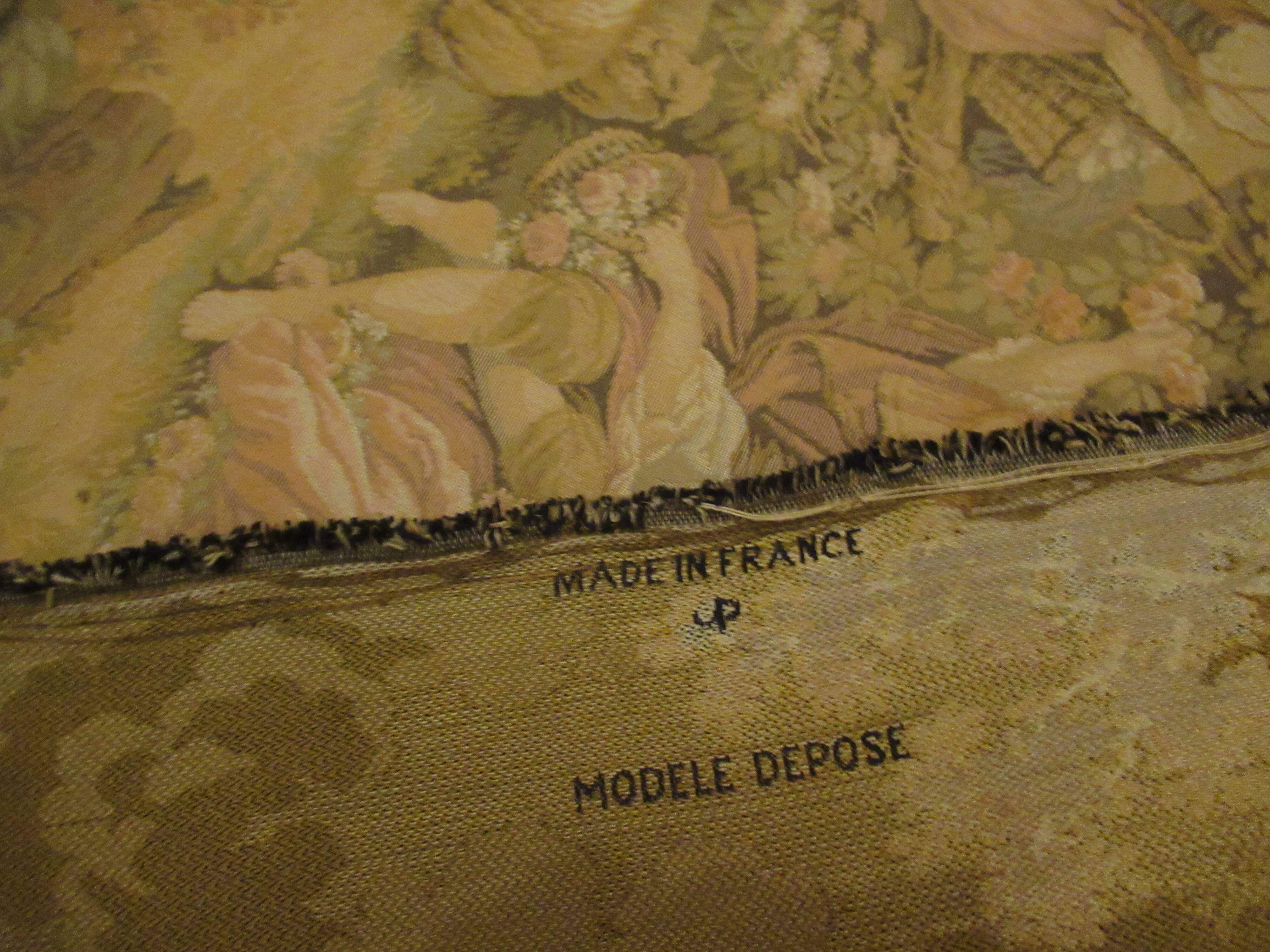 Tapestry numbered 305 / 266974 article 4997 goblin panels manufacture jp paris