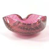 Cendrier en verre murano Bullicante de Barovier & Toso, années 1960