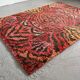 Rare Scandinavian Rya Rug, 1970’s, Space Age, Sweden