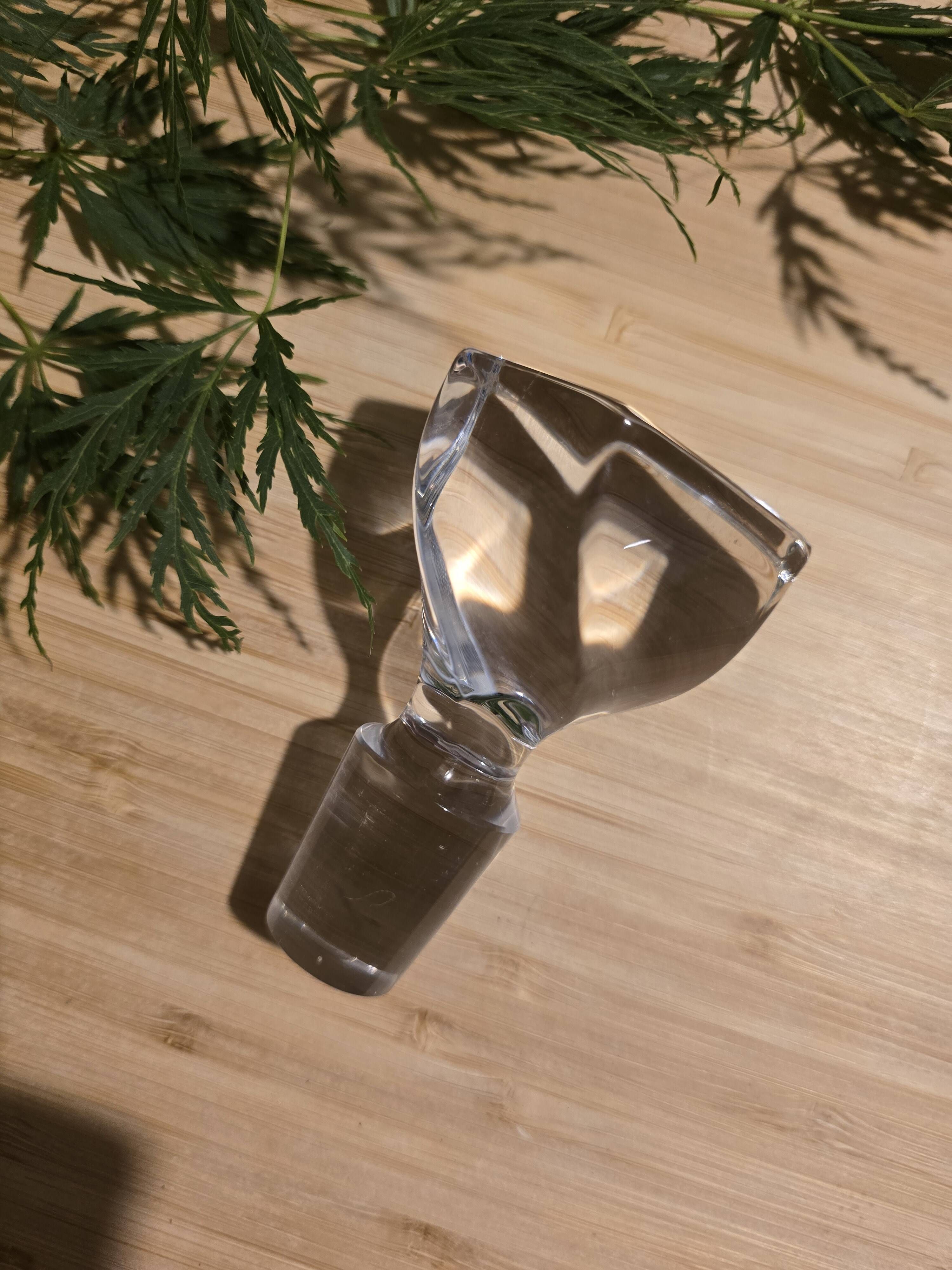 Sèvres crystal – antique whisky decanter – cut crystal with label