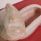 Soapstone hippopotamus box